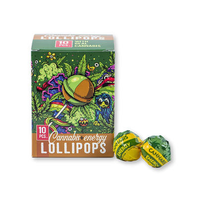 Euphoria Cannabis Lollipop Edibles Lucky Hemp Energy