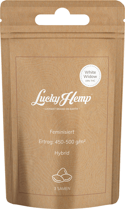 White Widow Samen Feminisiert bedruckt